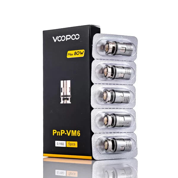 Voopoo PnP VM6 Coils, 5 For £8.99 Only
