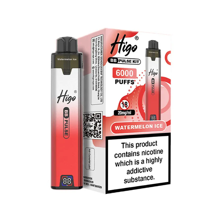 Watermelon Ice Higo BB Pulse 6000 Pod Kit