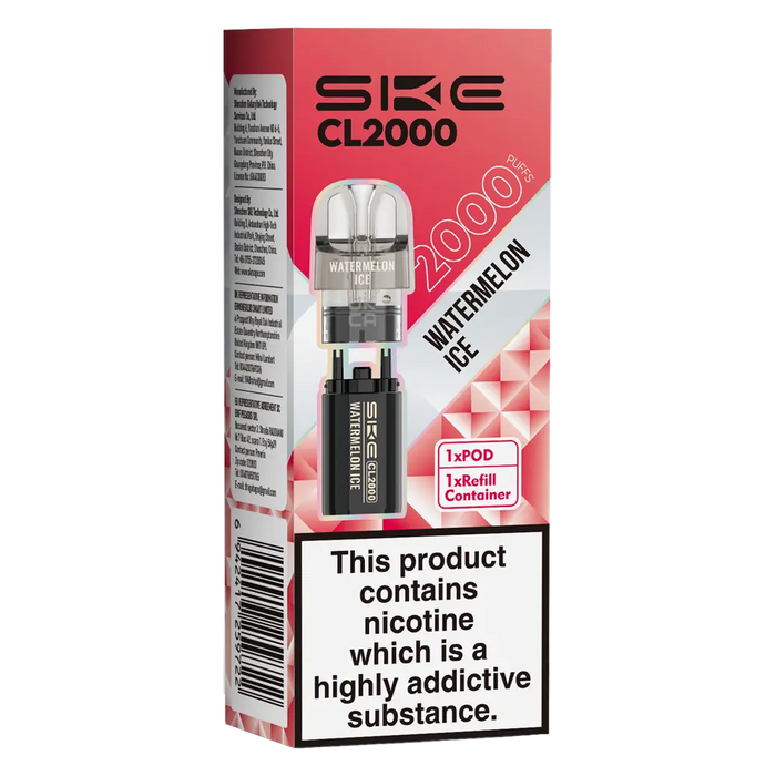 SKE Crystal CL2000 Prefilled Pods