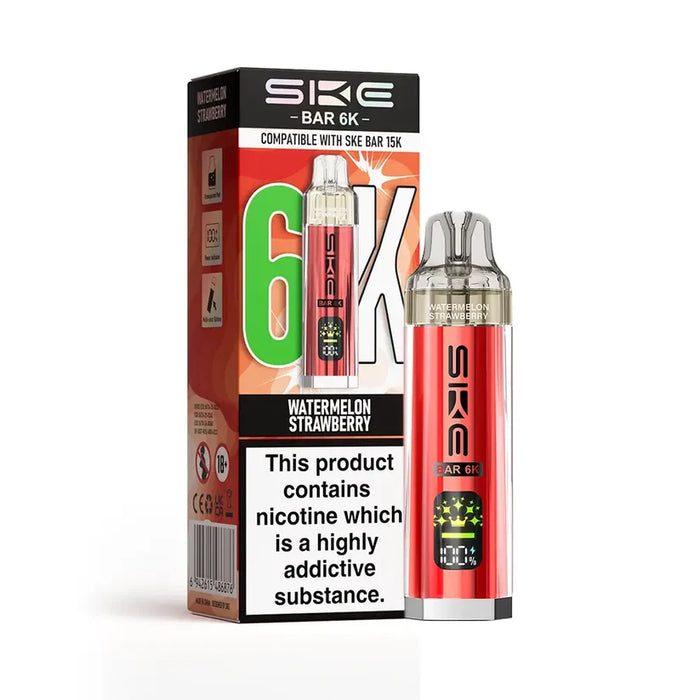 Watermelon Strawberry SKE BAR 6K Prefilled Pod Kit