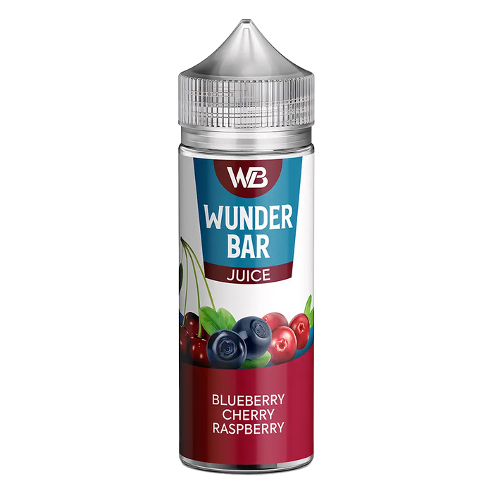 Wunder Bar Blueberry Cherry Cranberry 100ml Shortfill E-Liquid