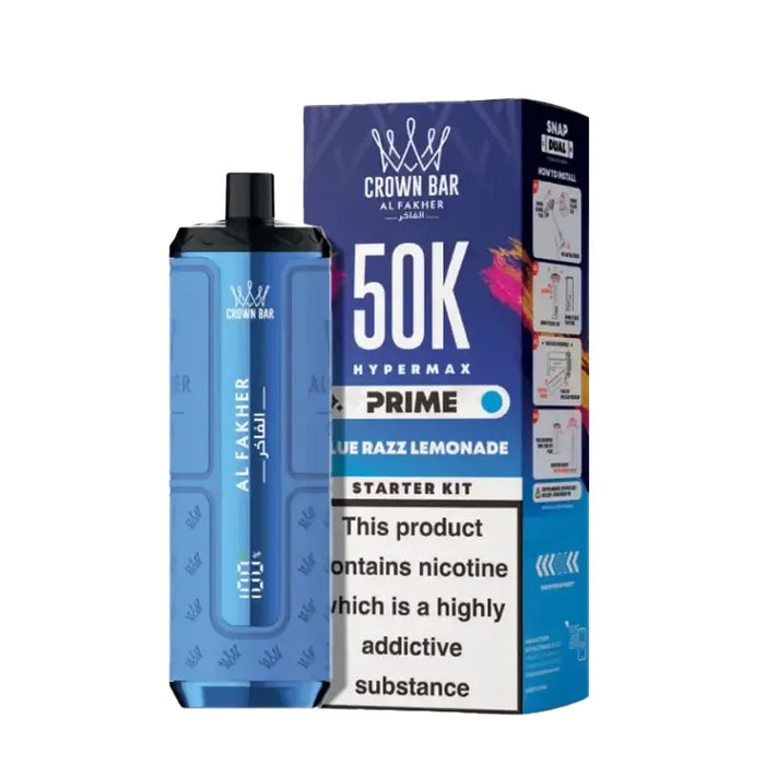 Blue Razz Lemonade Al Fakher Hypermax Prime 50K Prefilled Pod Kit