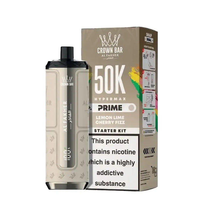 Lemon Lime Cherry Fizz Al Fakher Hypermax Prime 50K Prefilled Pod Kit