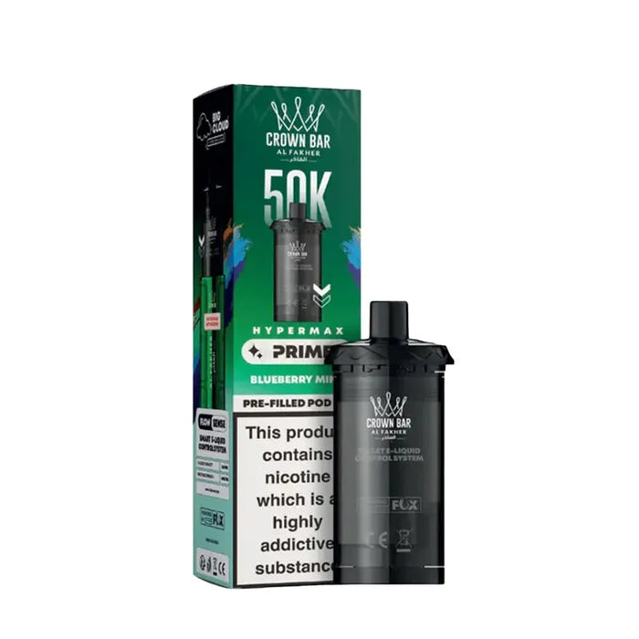 Blueberry Mint Al Fakher 50K Hypermax Prime Refill Pods