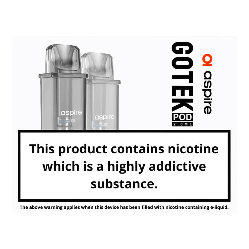 Aspire Gotek Mesh Coil Replacement Pods - Pack of 2 Aspire Gotek Mesh Coil Replacement Pods - Pack of 2