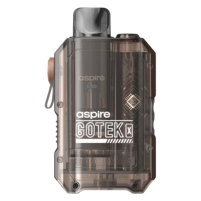 Kit Cigarette lectronique Aspire Gotek X Pod - Pod Transparent 4,5 Ml, Rsistance Mesh 0,8 Ohm Intgre - Batterie 650 MAh USB-C - Dclenchement Par Inhalation Kit Cigarette lectronique Aspire Gotek X Pod - Pod Transparent 4,5 Ml, Rsistance Mesh 0,8 Ohm Intgre - Batterie 650 MAh USB-C - Dclenchement Par Inhalation