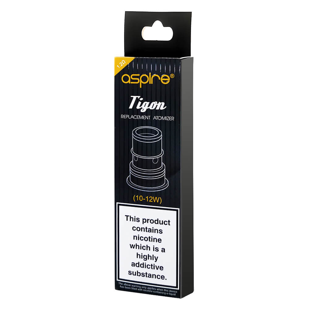 Aspire Tigon Replacement Atomizer 1.2 ohm (10-12w) 5 Pcs Aspire Tigon Replacement Atomizer 1.2 ohm (10-12w) 5 Pcs