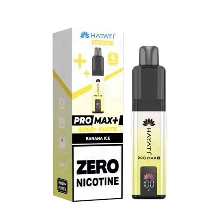 Banana Ice Hayati Pro Max Plus 6000 Zero Nicotine Pod Kit