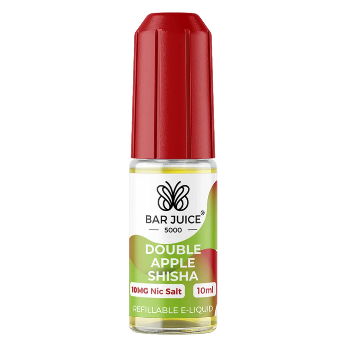Bar Juice 5000 Double Apple Shisha nic salt vape juice 10ml bottle