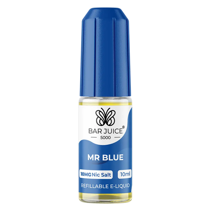 Bar Juice 5000 Mr Blue Nic Salt 10ml | 10 for 16 Vape Deal Bar Juice 5000 Mr Blue Nic Salt 10ml | 10 for 16 Vape Deal