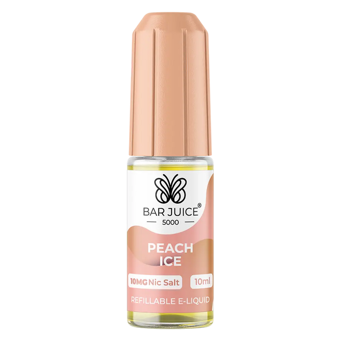 Bar Juice 5000 Peach Ice Nic Salt 10ml | 10 for 16 Vape Deal Bar Juice 5000 Peach Ice Nic Salt 10ml | 10 for 16 Vape Deal