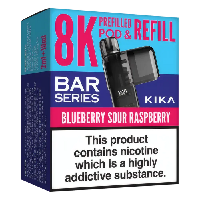 Bar Series Kika 8K Prefilled Pods