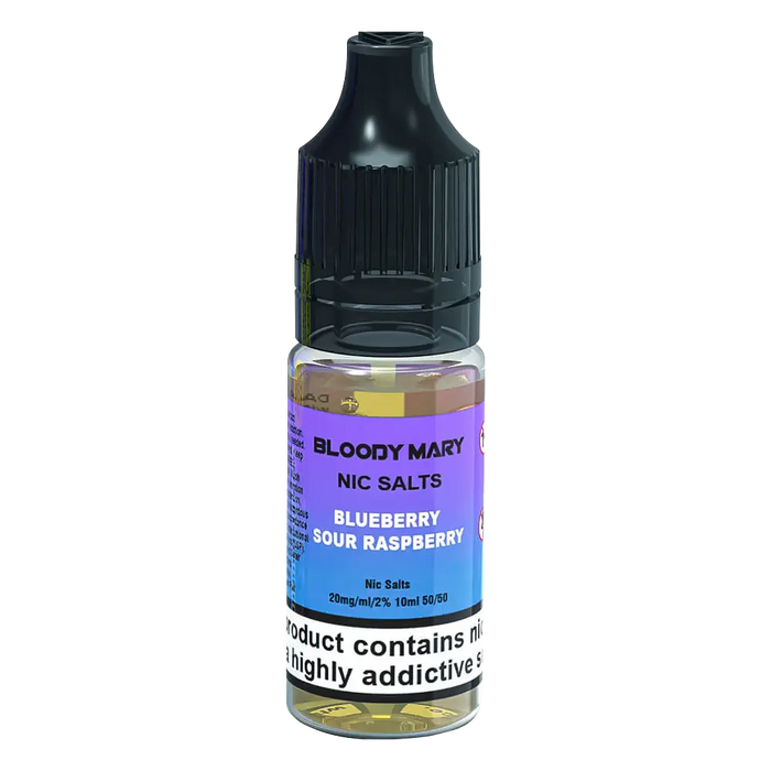 Sour Raspberry Nic Salt E-Liquid 5 - 11 by Bloody Mary Sour Raspberry Nic Salt E-Liquid 5 - 11 by Bloody Mary
