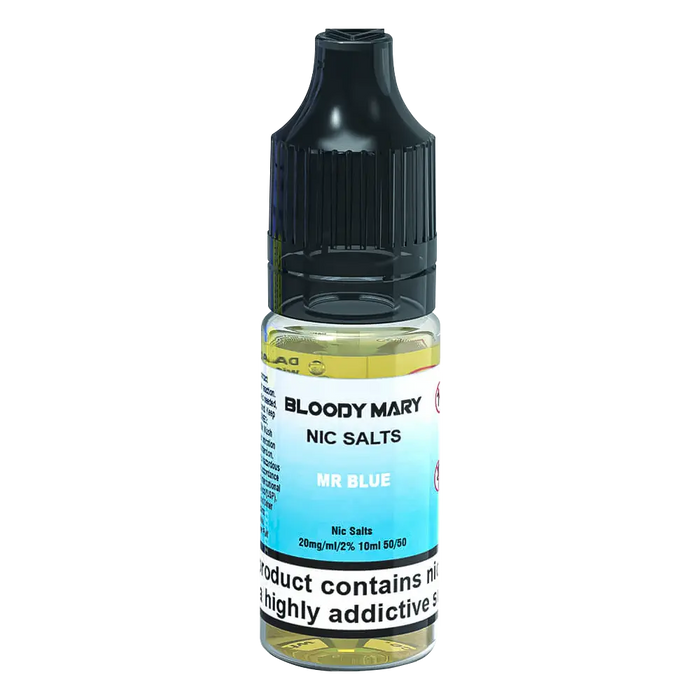 Mr Blue Nic Salt E-Liquid 5- 11 by Bloody Mary Mr Blue Nic Salt E-Liquid 5- 11 by Bloody Mary