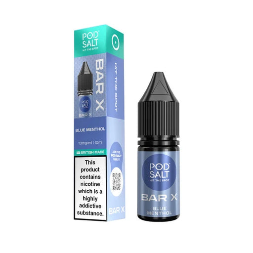 Blue Menthol Pod Salt Bar X Nic Salt 