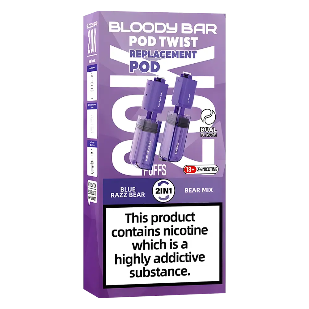 Bloody Bar Ultra Twist 20K Prefilled Pods