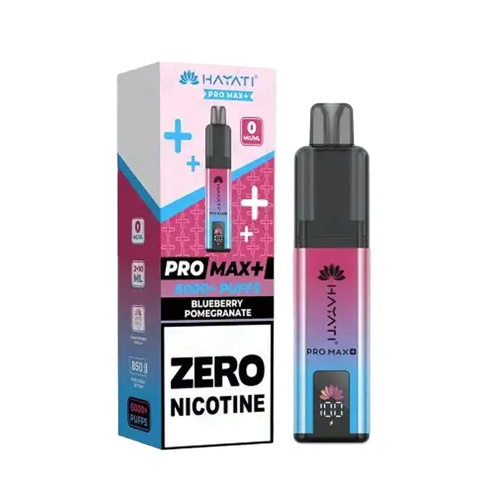 Blueberry Pomegranate Hayati Pro Max Plus 6000 Zero Nicotine Pod Kit