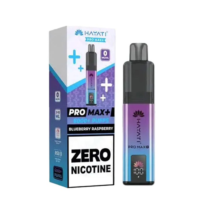 Blueberry Raspberry Hayati Pro Max Plus 6000 Zero Nicotine Pod Kit