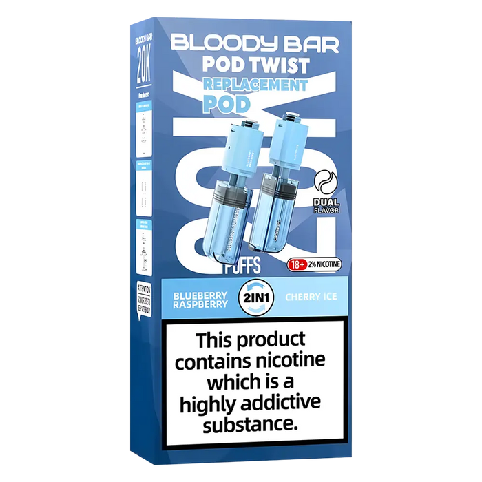 Bloody Bar Ultra Twist 20K Prefilled Pods