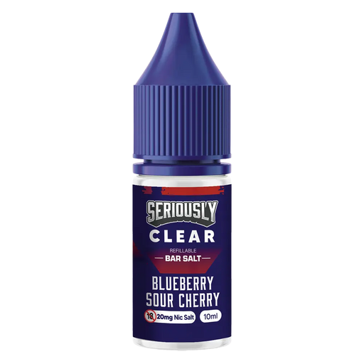 Seriously Clear Bar Salt Blueberry Sour Cherry Nic Salt E-Liquid