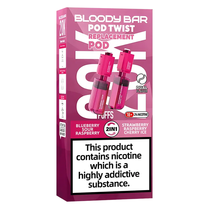 Bloody Bar Ultra Twist 20K Prefilled Pods