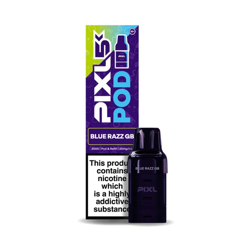 Blue Razz GB Pixl 5k Prefilled Pods 