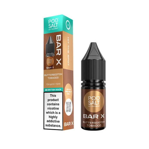 Butterscotch Tobacco Pod Salt Bar X Nic Salt