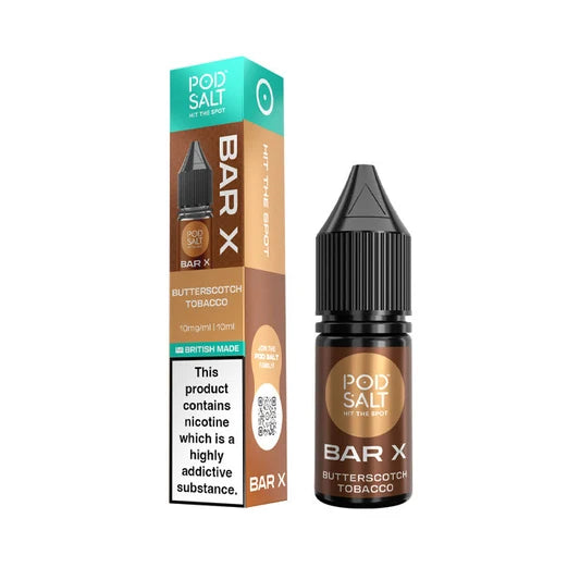Butterscotch Tobacco Pod Salt Bar X Nic Salt