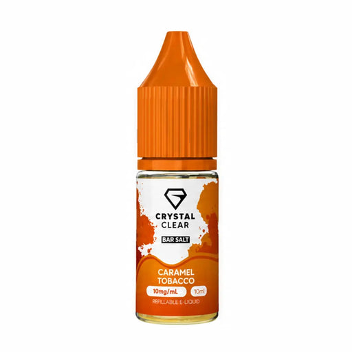 Crystal Clear Caramel Tobacco Nic Salt Vape Juice 10ml
