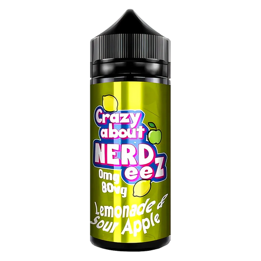 Crazy About Nerd'eez Lemonade Sour Apple 100ml E-Liquid