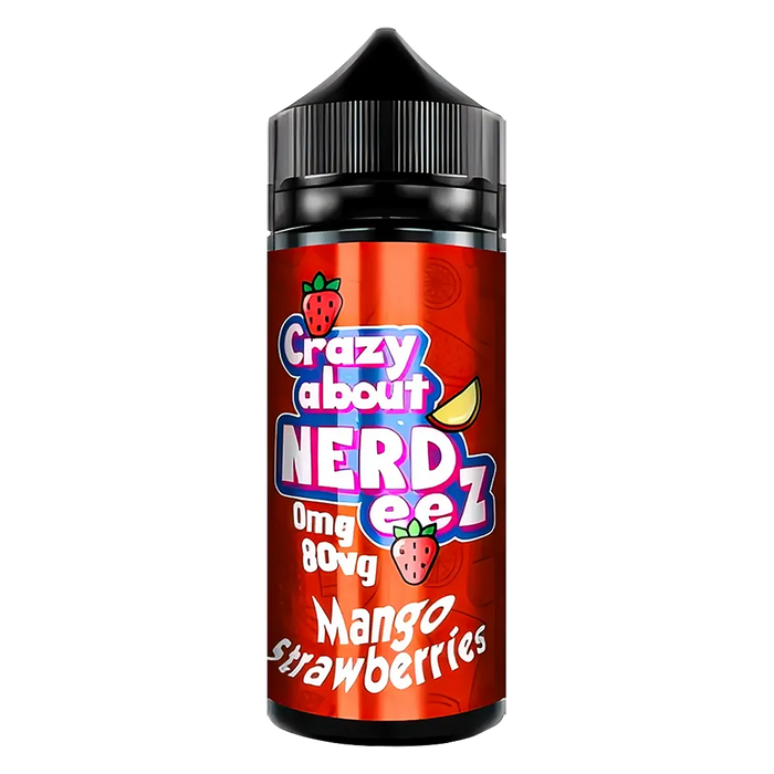 Crazy About Nerd'eez Mango Strawberries 100ml E-Liquid Crazy About Nerd'eez Mango Strawberries 100ml E-Liquid
