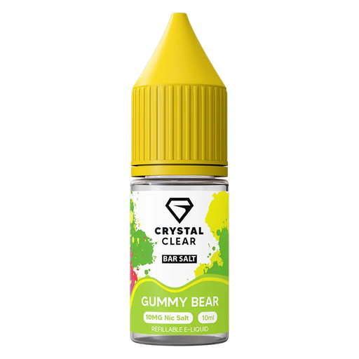 Crystal Clear Gummy Bear Nic Salt Vape juice 10ml