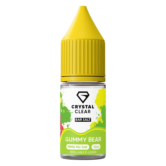 Crystal Clear Gummy Bear Nic Salt Vape juice 10ml