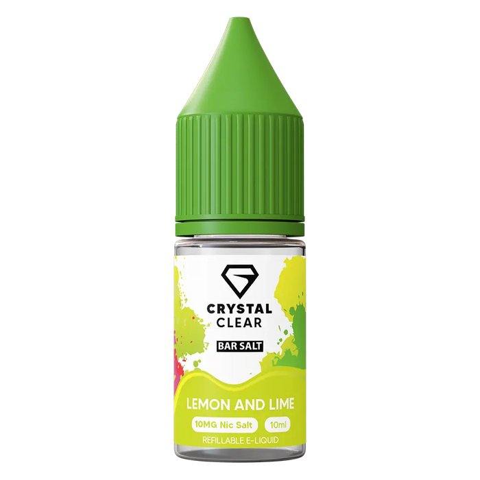 Crystal Clear Lemon & Lime  Nic Salt Vape juice 10ml