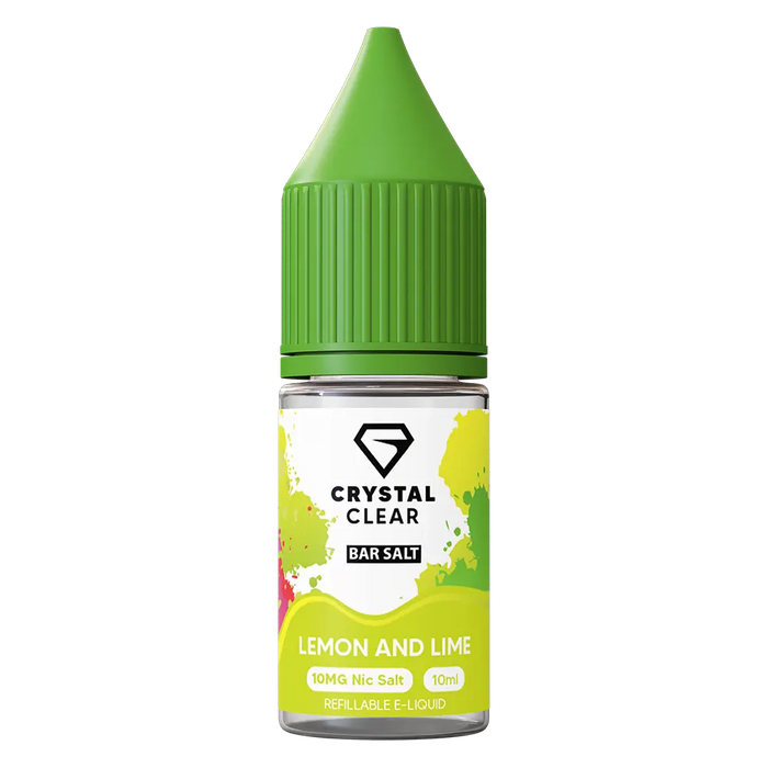 Crystal Clear Lemon & Lime Nic Salt 10ml | Any 10 for 16 Crystal Clear Lemon & Lime Nic Salt 10ml | Any 10 for 16