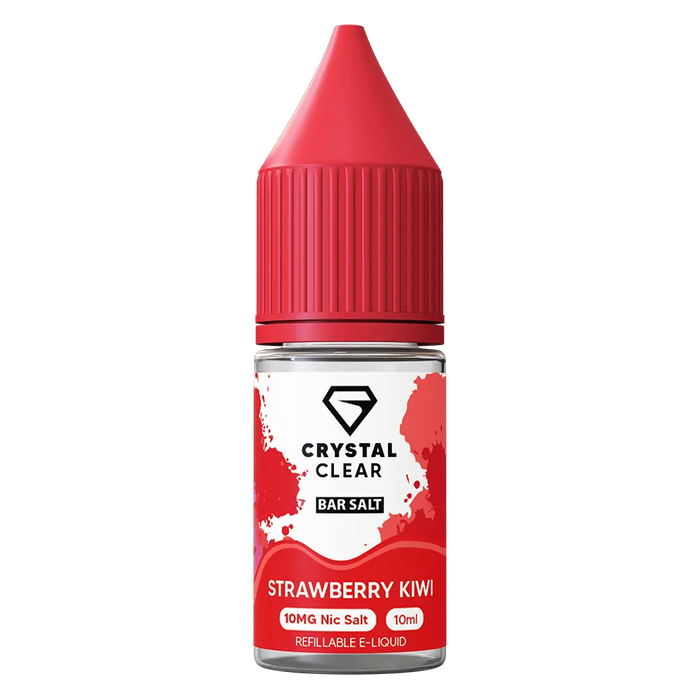 Crystal Clear Strawberry Kiwi  Nic Salt Vape juice 10ml