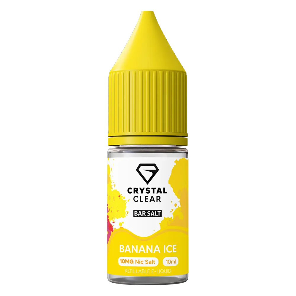 Crystal Clear Banana Ice Nic Salt Vape juice