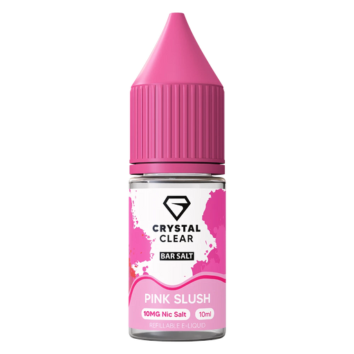 Crystal Clear Pink Slush  Nic Salt Vape juice 10ml