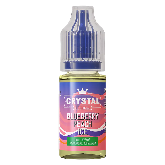SKE Crystal Blueberry Peach Ice Nic Salt Vape juice