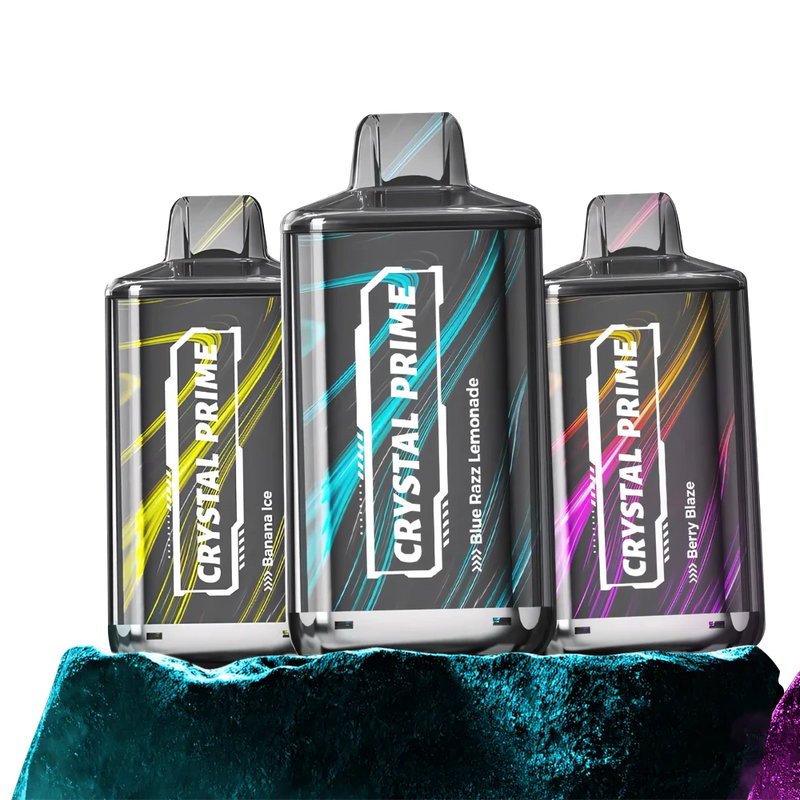 Crystal Prime Disposable Vapes - All Flavours - FROM 8 Crystal Prime Disposable Vapes - All Flavours - FROM 8