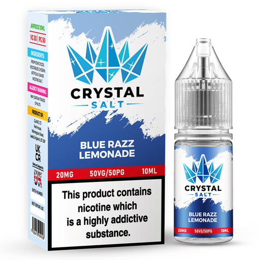 Crystal Salt Blue Razz Lemonade Nic Salt Vape Juice 10ml