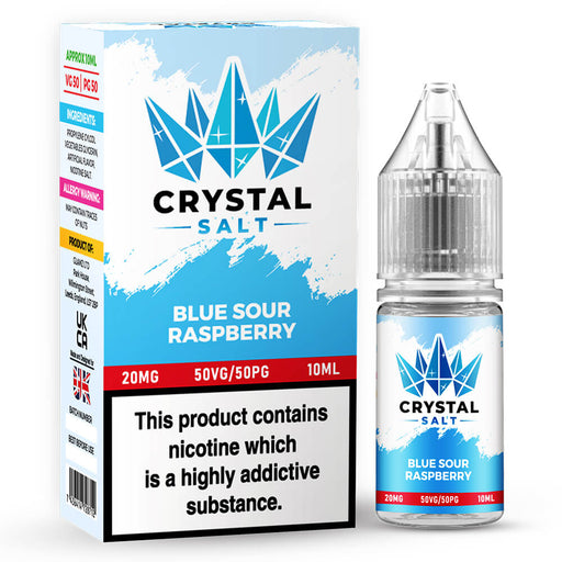 Crystal Salt Blue Sour Raspberry Nic Salt Vape Juice 10ml