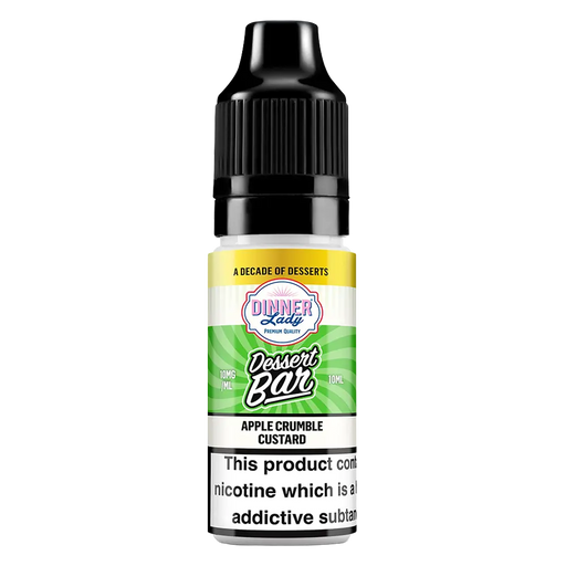 Dinner Lady Dessert Bar Salts Apple Crumble Custard Nic Salt