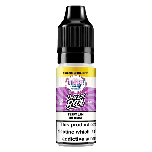 Dinner Lady Dessert Bar Salts Berry Jam On Toast Nic Salt