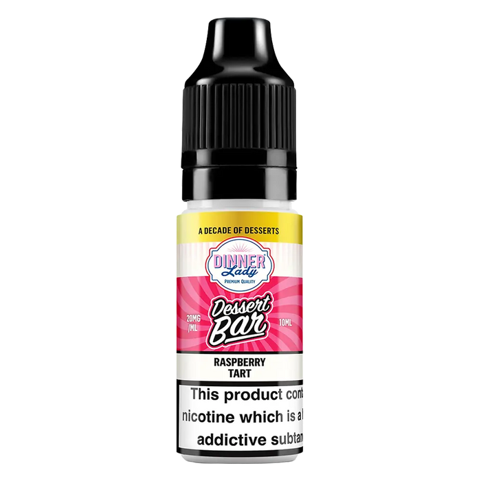 Dinner Lady Dessert Bar Salts Raspberry Tart Nic Salt