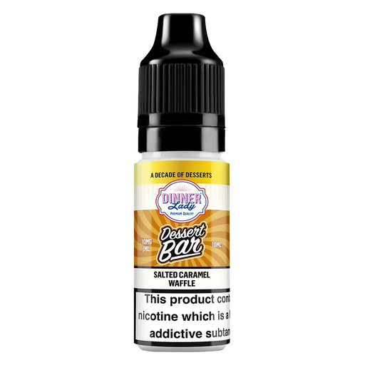 Dinner Lady Dessert Bar Salts Salted Caramel Waffle Nic Salt