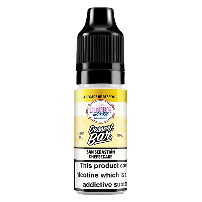 Dinner Lady Dessert Bar Salts San Sebastian Cheesecake Nic Salt