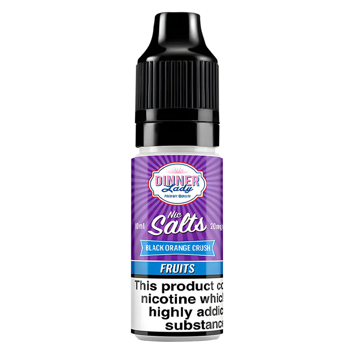 Black Orange Crush Nic Salt ELiquid by Dinner Lady Salts Black Orange Crush Nic Salt ELiquid by Dinner Lady Salts