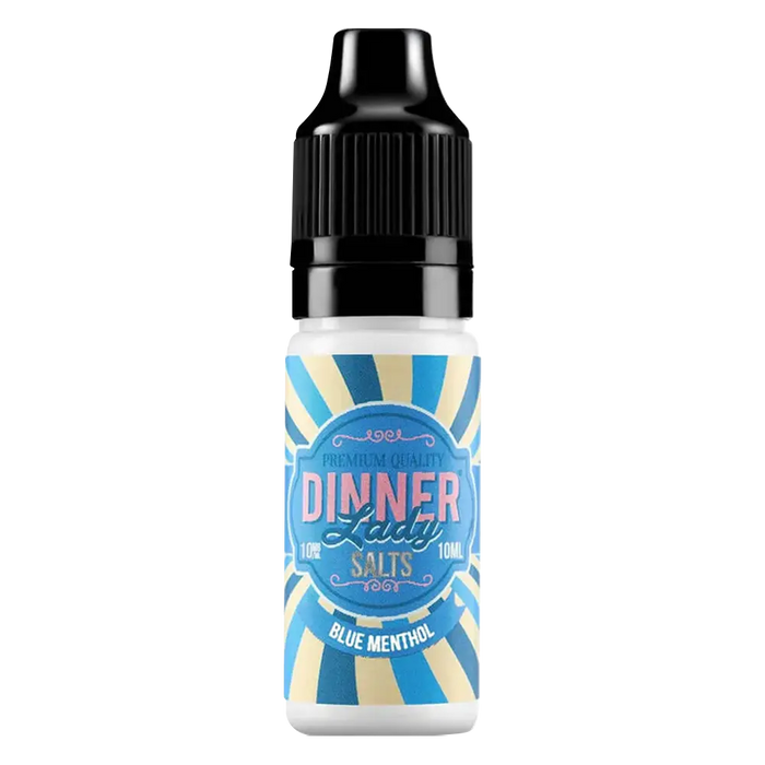 Dinner Lady Blue Menthol Nic Salt E-Liquid 10ml