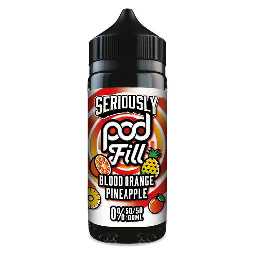 Seriously Pod Fill by Doozy Vape Blood Orange Pineapple 100ml Shortfill Eliquid